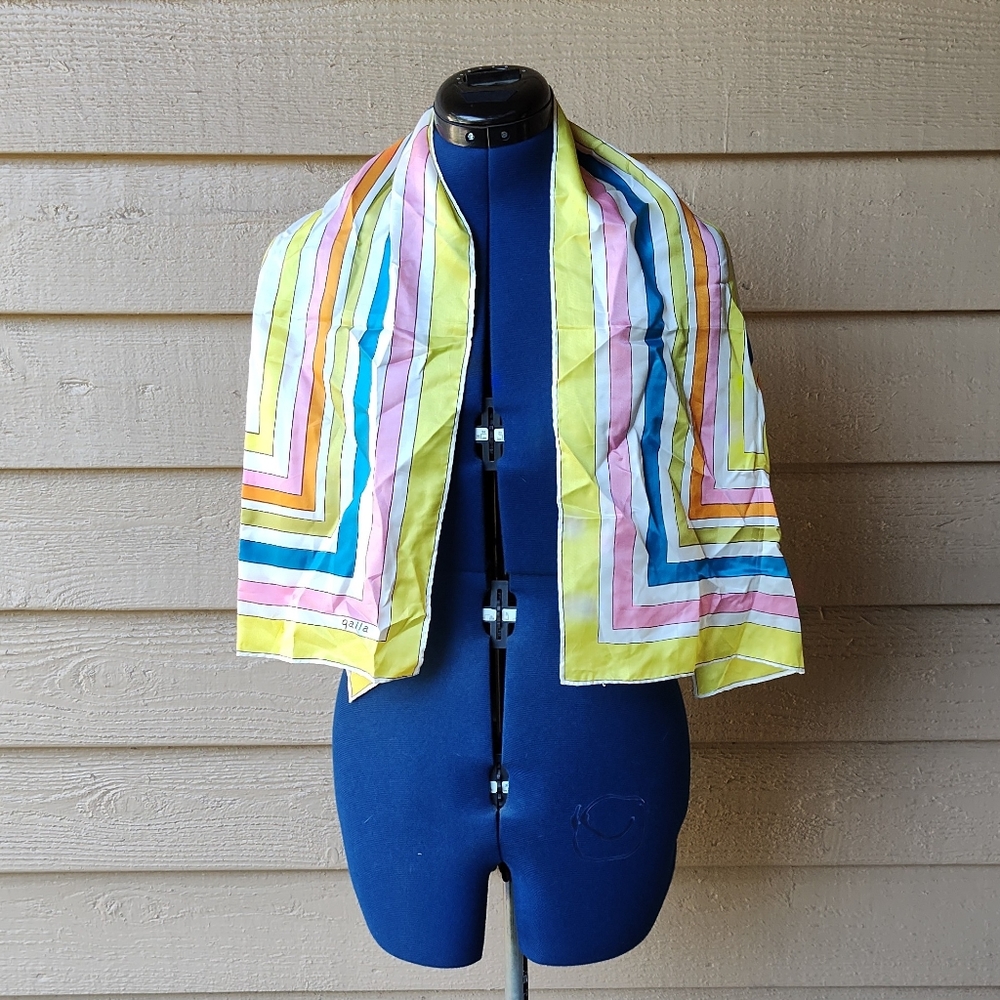 Vintage Striped qalla Scarf